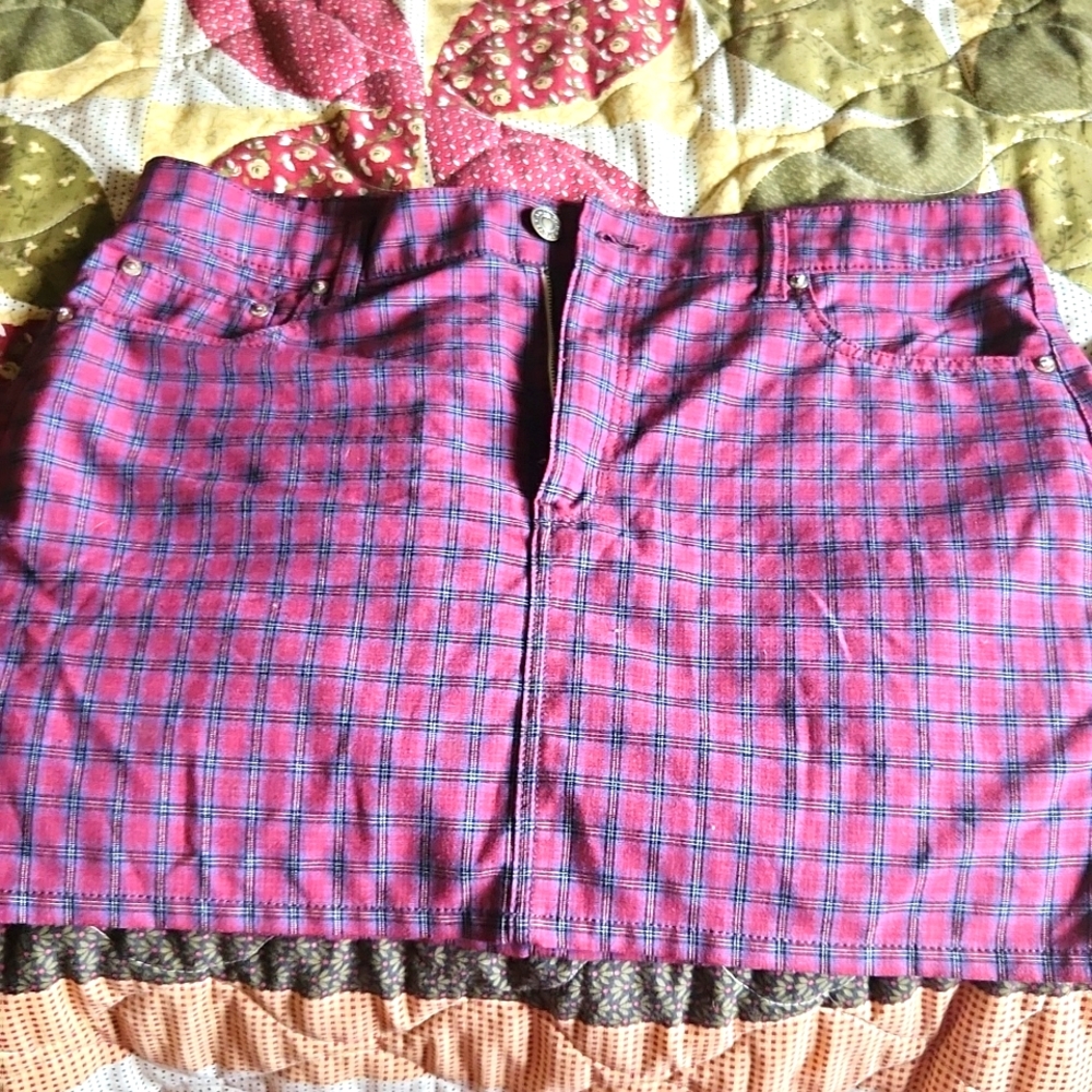 American Eagle plaid mini skirt